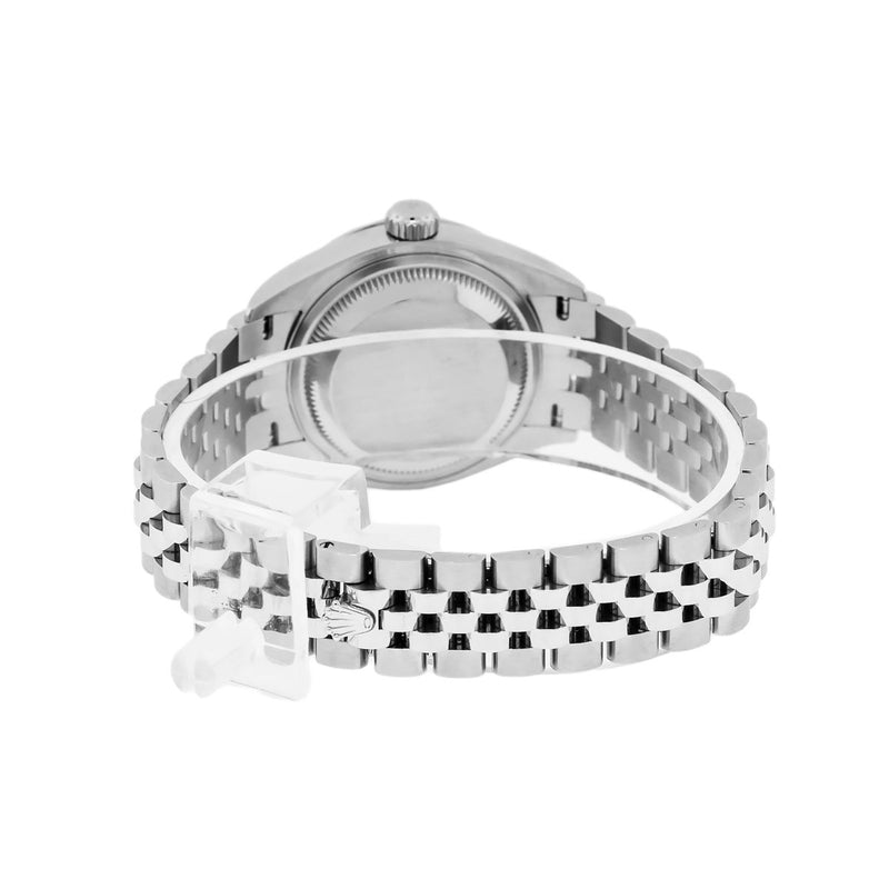 Rolex Lady-Datejust 28mm Stainless Steel Silver Roman Dial & Smooth Bezel 279160-Da Vinci Fine Jewelry