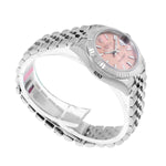 Rolex Datejust 28mm White Gold & Steel Pink Index Dial & Fluted Bezel 279174-Da Vinci Fine Jewelry