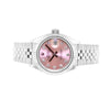 Rolex Lady-Datejust 28mm White Gold Steel Pink Diamond Dial Fluted Bezel 279174-Da Vinci Fine Jewelry