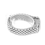 Rolex Lady-Datejust 28mm White Gold Steel Pink Diamond Dial Fluted Bezel 279174-Da Vinci Fine Jewelry