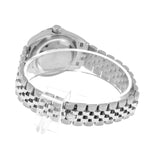 Rolex Lady-Datejust 28mm White Gold Steel Pink Diamond Dial Fluted Bezel 279174-Da Vinci Fine Jewelry