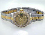 Rolex Lady-Datejust 26mm Yellow Gold & Steel Champagne Diamond Dial Bezel 69173-Da Vinci Fine Jewelry