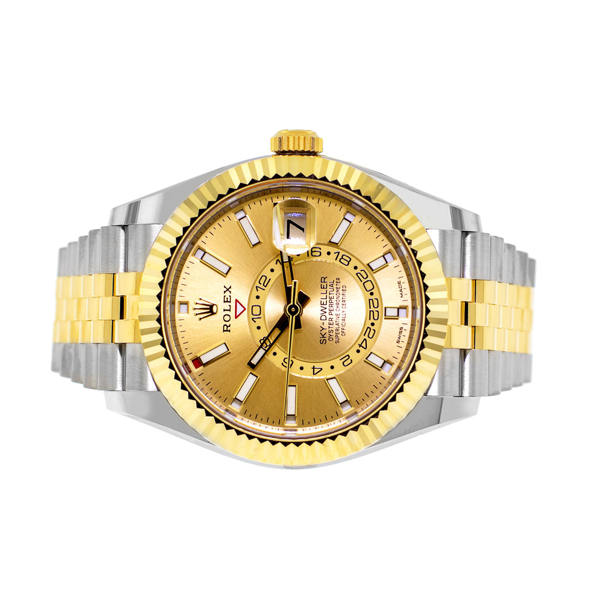 Rolex sky sales dweller or jaune