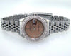 Rolex Lady-Datejust 26mm Stainless Steel Salmon Roman Dial & Diamond Bezel 69160-Da Vinci Fine Jewelry