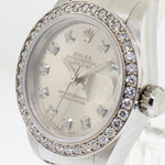 Rolex Lady-Datejust 26mm Stainless Steel Silver Diamond Dial & Bezel 69160-Da Vinci Fine Jewelry