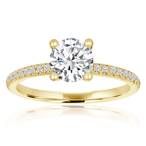 Round Diamond Pave Setting – Da Vinci Fine Jewelry