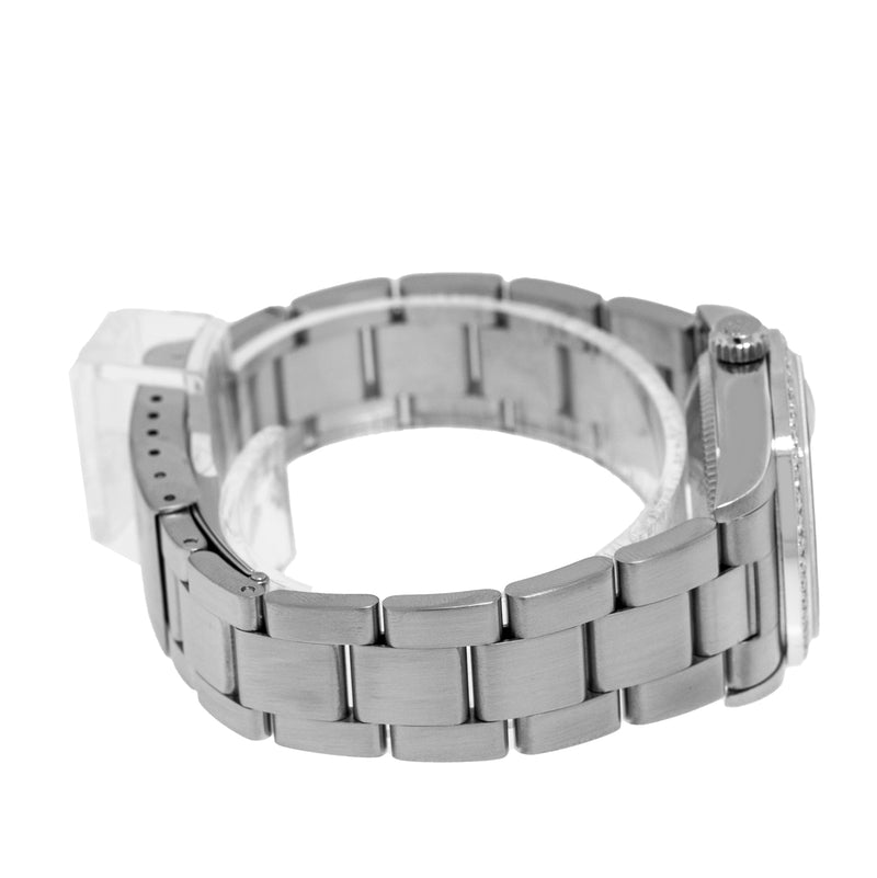 Rolex Lady-Datejust 31mm Stainless Steel Silver Diamond Dial & Diamond Bezel 68240-Da Vinci Fine Jewelry