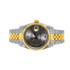 Rolex Lady-Datejust 31mm Yellow Gold Steel Slate Roman Dial & Fluted Bezel 68273-Da Vinci Fine Jewelry