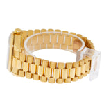 Rolex Lady-Datejust 31mm Yellow Gold Slate Roman Dial & Fluted Bezel 68278-Da Vinci Fine Jewelry