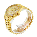 Rolex Lady-Datejust 31mm Yellow Gold Diamond Dial & Diamond Bezel 68278-Da Vinci Fine Jewelry