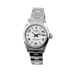 Rolex Lady Oyster Perpetual Date 26mm Stainless Steel White Arabic Dial & Smooth Bezel 69160-Da Vinci Fine Jewelry