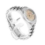 Rolex Lady-Datejust 26mm Stainless Steel Salmond Diamond Dial & Custom Diamond Bezel 69174-Da Vinci Fine Jewelry