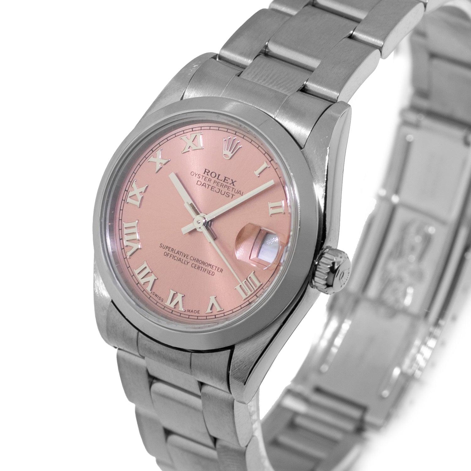 Rolex Lady-Datejust 31mm Stainless Steel Pink Roman Dial Rolex Lady-Datejust 31mm Stainless Steel Pink Roman Dial
