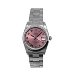 Rolex Datejust 31mm Stainless Steel Pink Roman Dial & Smooth Bezel 78240-Da Vinci Fine Jewelry