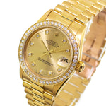 Rolex Lady-Datejust 31mm Yellow Gold Champagne Diamond Dial & Bezel 78278-Da Vinci Fine Jewelry