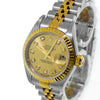 Rolex Datejust 26mm Yellow Gold & Steel Champagne Diamond Dial and Fluted Bezel 79173-Da Vinci Fine Jewelry