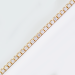 Diamond Tennis Bracelet - 14K Yellow Gold - 4.00ct.-Da Vinci Fine Jewelry