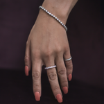 Diamond Tennis Bracelet - 14K White Gold - 4.00ct.-Da Vinci Fine Jewelry