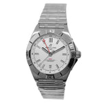 Breitling Chronomat Automatic GMT 40 mm Stainless Steel White Index Dial Steel Bezel A32398-Da Vinci Fine Jewelry