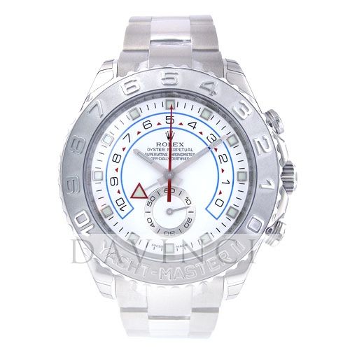 Rolex Yacht-Master II 44mm White Gold White Dial Platinum Bezel