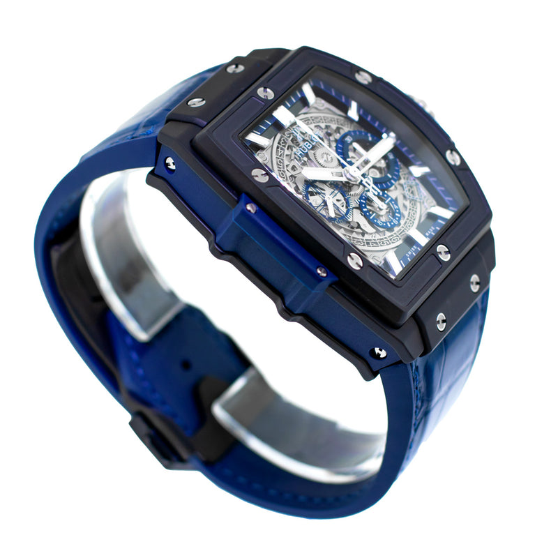 Hublot Spirit of Big Bang 45mm Ceramic Blue Sapphire Dial 601.CI.7170.LR-Da Vinci Fine Jewelry