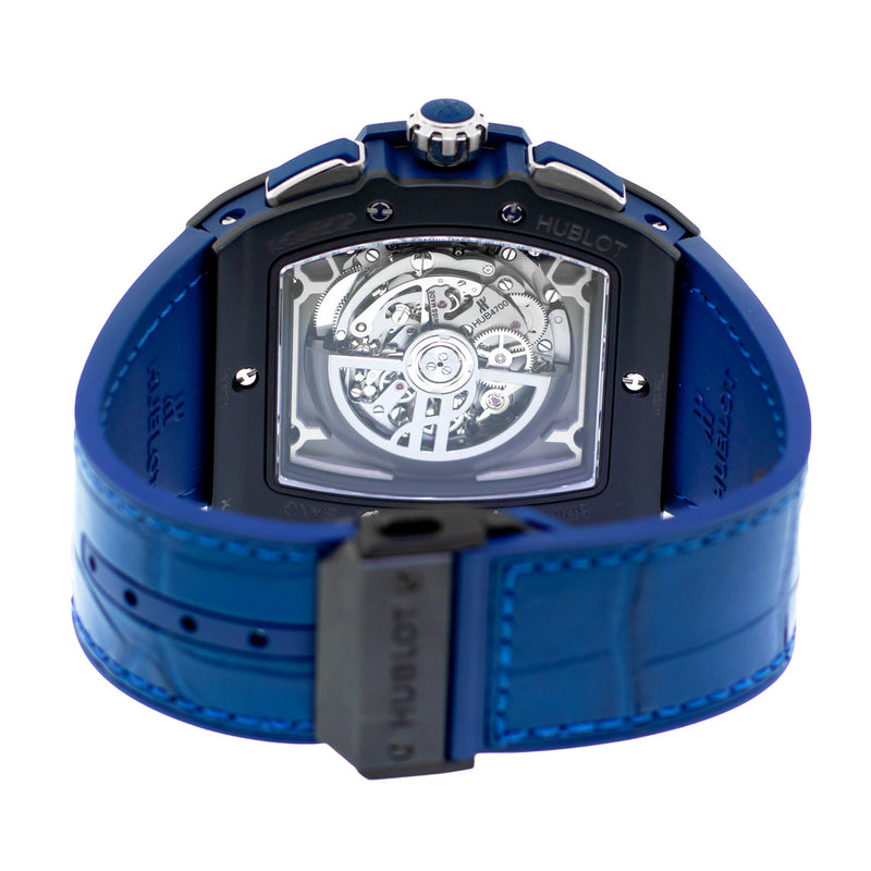 Hublot Spirit of Big Bang 45mm Ceramic Blue Sapphire Dial 601.CI.7170.LR-Da Vinci Fine Jewelry