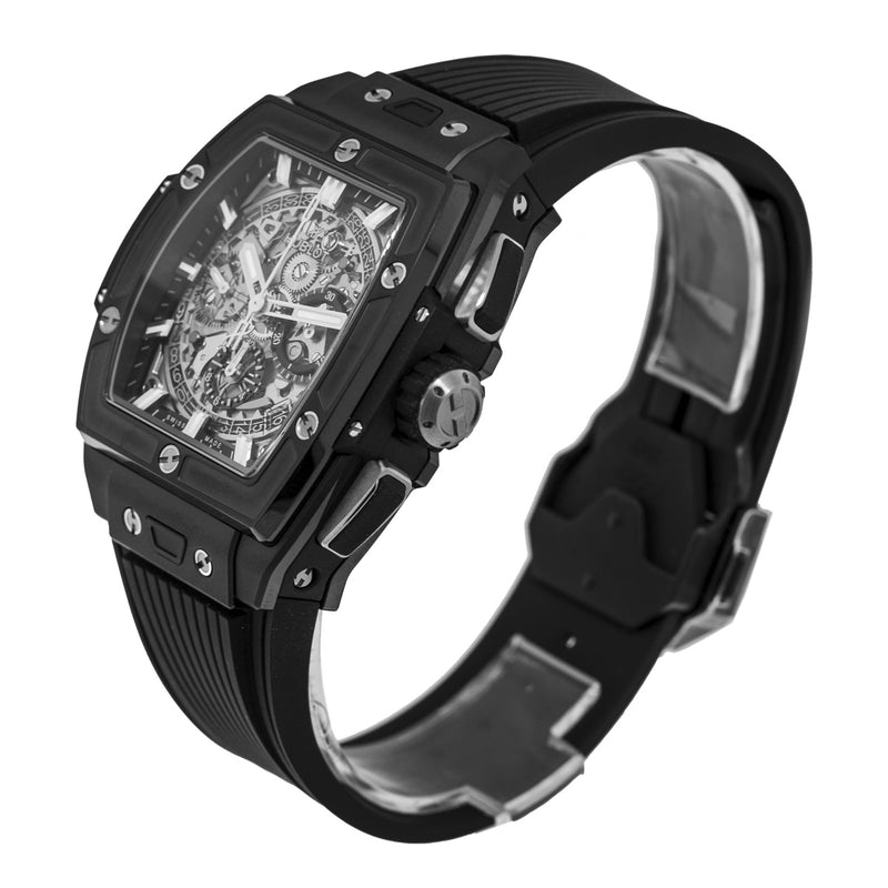 Hublot Spirit of Big Bang 42mm Ceramic Black Sapphire Dial 642.CI.0170.RX-Da Vinci Fine Jewelry