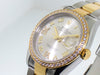 Rolex Datejust 36mm Yellow Gold & Steel Silver Roman Dial & Diamond Bezel 126283RBR-Da Vinci Fine Jewelry