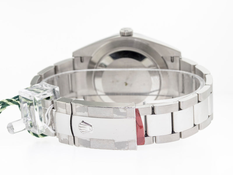 Rolex Datejust II 41mm Stainless Steel Silver Index Dial & Smooth Bezel 126300SIO-Da Vinci Fine Jewelry
