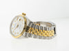 Rolex Datejust 36mm Yellow Gold Steel White MOP Diamond Dial Fluted Bezel 16013-Da Vinci Fine Jewelry
