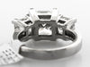 EGL Certified Platinum Diamond Ring 2.54ct F/VS1 Princess Cut Center Stone-Da Vinci Fine Jewelry