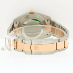 Rolex Datejust 41mm Everose Gold & Steel Wimbledon Dial & Smooth Bezel 126301-Da Vinci Fine Jewelry