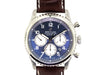 Breitling Aviator 8 B01 Chronograph 43mm Stainless Steel Blue Dial Brown Strap-Da Vinci Fine Jewelry