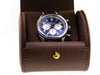 Breitling Aviator 8 B01 Chronograph 43mm Stainless Steel Blue Dial Brown Strap-Da Vinci Fine Jewelry