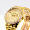 Rolex Day-Date 36mm Yellow Gold Champagne Jubilee Diamond Dial & Bezel 18238-Da Vinci Fine Jewelry