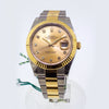 Rolex Datejust 41mm 18K Yellow Gold & Steel Champagne Diamond Dial & Fluted Bezel 126333-Da Vinci Fine Jewelry