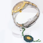 Rolex Datejust 41mm 18K Yellow Gold & Steel Champagne Diamond Dial & Fluted Bezel 126333-Da Vinci Fine Jewelry