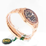 Rolex GMT-Master II "Root Beer" 40mm Everose Gold Black Dial & Brown Black Bezel 126715CHNR-Da Vinci Fine Jewelry