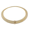 Handmade Italian 18K Yellow Gold and Diamond Necklace-Da Vinci Fine Jewelry