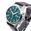 IWC Pilot Chronograph 41mm Stainless Steel Green Arabic Dial IW388103-Da Vinci Fine Jewelry