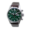 IWC Pilot Chronograph 41mm Stainless Steel Green Arabic Dial IW388103-Da Vinci Fine Jewelry