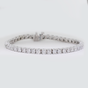 Diamond Tennis Bracelet - 14K White Gold - 8.29ct-Da Vinci Fine Jewelry