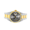 Rolex Datejust 36mm 18K Yellow Gold & Steel Slate Roman Dial Smooth Bezel 16203-Da Vinci Fine Jewelry