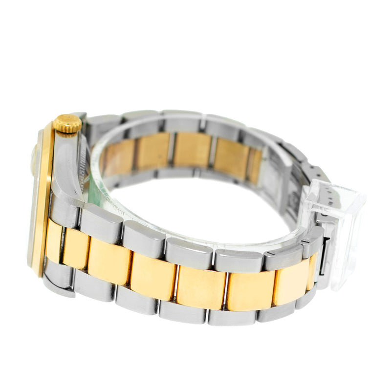 Rolex Datejust 36mm 18K Yellow Gold & Steel Slate Roman Dial Smooth Bezel 16203-Da Vinci Fine Jewelry