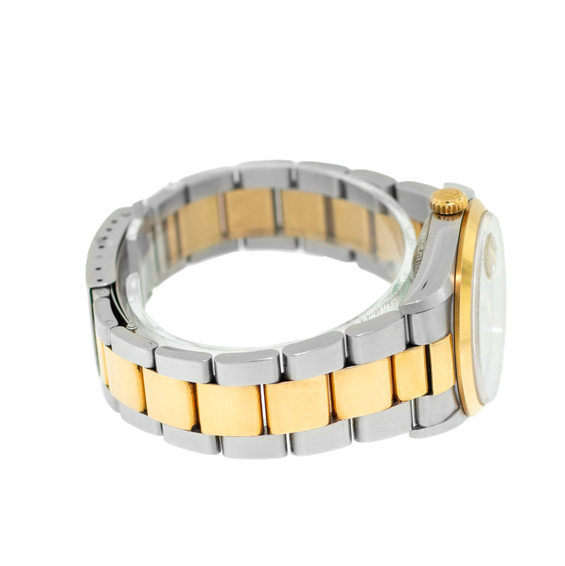 Rolex Datejust 36mm 18K Yellow Gold & Steel Slate Roman Dial Smooth Bezel 16203-Da Vinci Fine Jewelry