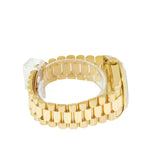 Rolex Day-Date 36mm Yellow Gold Champagne Diamond Dial & Fluted Bezel 18238-Da Vinci Fine Jewelry