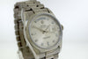 Rolex Day-Date 36mm White Gold Silver Diamond Dial & Fluted Bezel 18239-Da Vinci Fine Jewelry