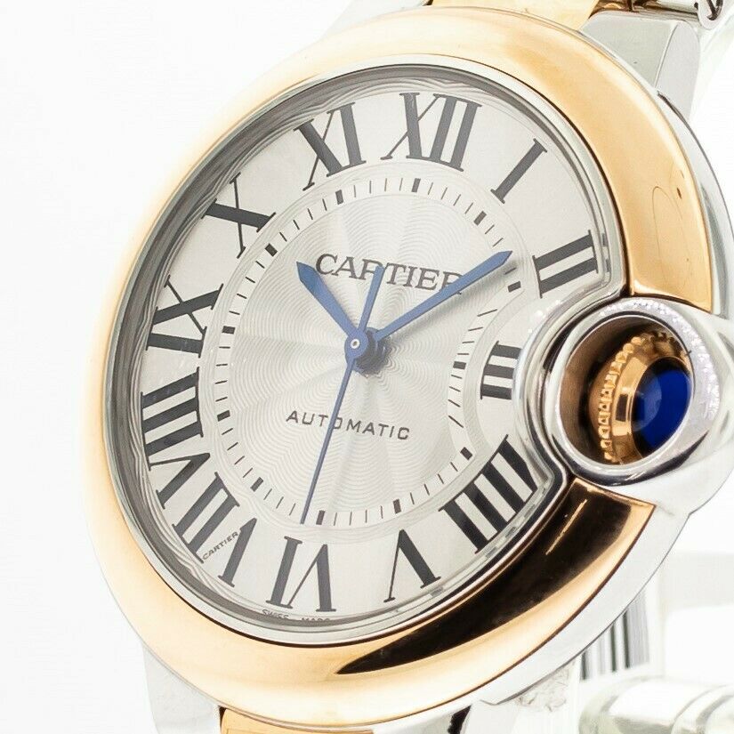 Cartier Ballon Bleu 33mm Rose Gold & Steel W2BB03
