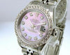 Rolex Lady-Datejust 26mm Stainless Steel Pink MOP Diamond Dial & Bezel 69160-Da Vinci Fine Jewelry